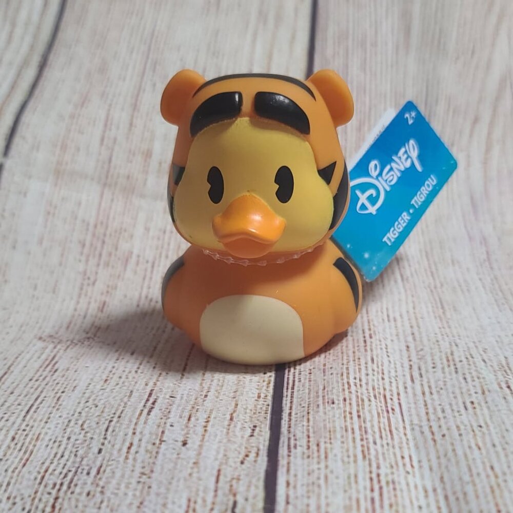 Disney Winnie the Pooh Tigger 2.75" Rubber Duck - NWT